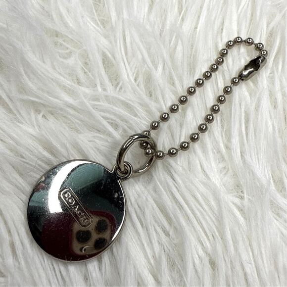 Coach Metal Circle Replacement Hangtag Hang Tag Bag Charm - Picture 2 of 2